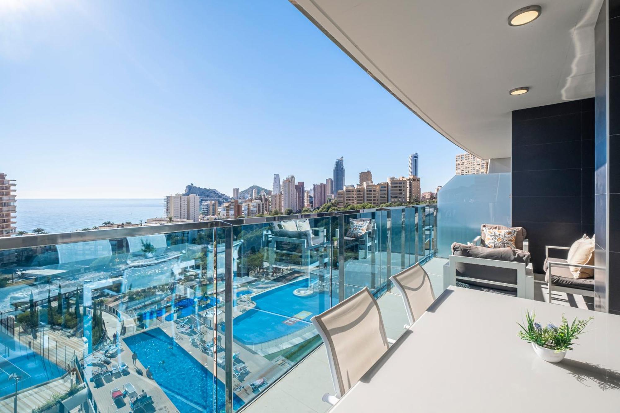 Sunset Drive Resort Apartment 4-8 Poniente Beach Бенідорм Екстер'єр фото